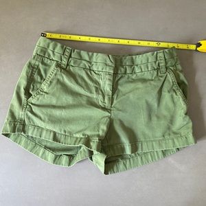 J.Crew green khaki shorts